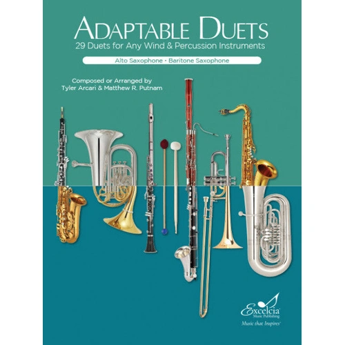 Adaptable Duets for Winds - Alto and Bari Saxophone Sheet Music