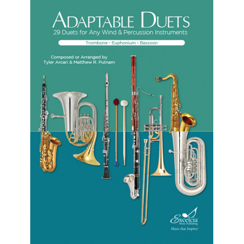 Adaptable Duets for Winds - Trombone and Euphonium Sheet Music