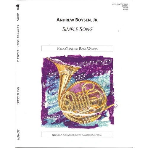 Simple Song for Band - Grade 3 by Neil A. Kjos Music Company