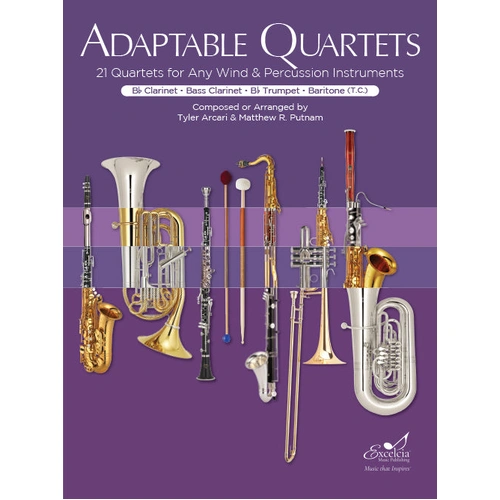Adaptable Quartets for Winds - Clarinet & Trumpet Chamber Sheet Music