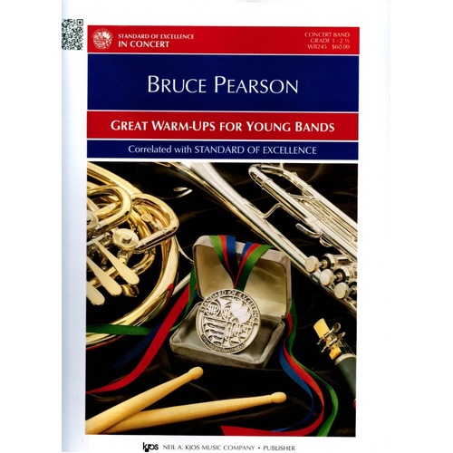 Great Warm-Ups for Young Bands by Neil A. Kjos Music Company - 111 Pages