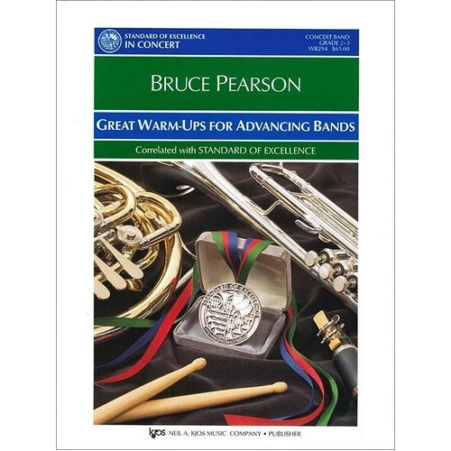 Great Warm-Ups for Advancing Bands by Neil A. Kjos Music Company, 131 Pages