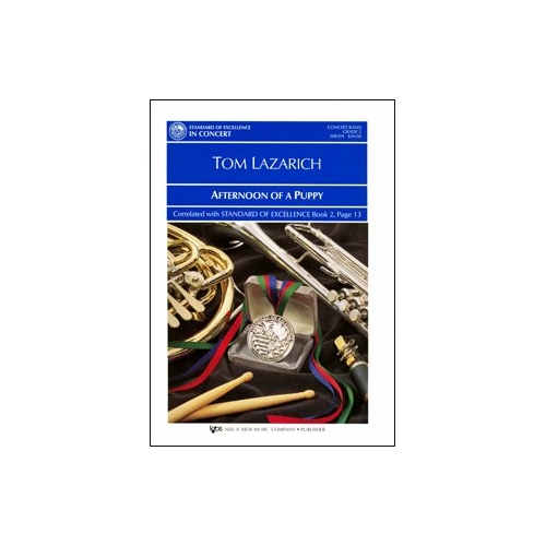 Afternoon of a Puppy - Band Ensemble Music by Neil A. Kjos Music Company, 1 Page