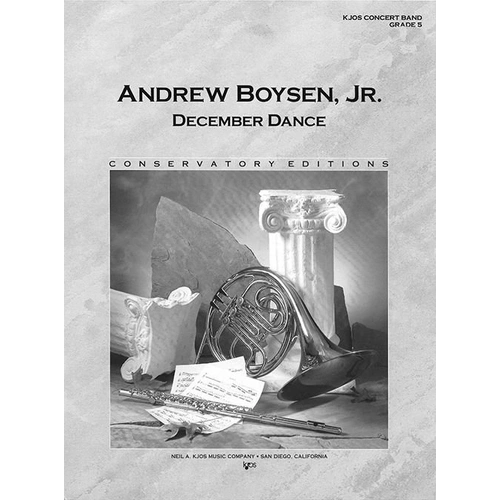 December Dance CB5 Full Score by Andrew Boysen Jr. - 52 Pages, Band Ensemble, Published by Neil A. Kjos Music Company