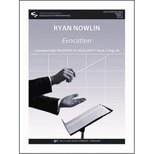 Evocation - Full Score for Band by Ryan Nowlin