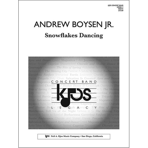 Snowflakes Dancing - Full Score by Andrew Boysen Jr.