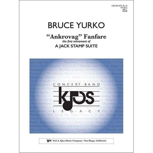 A Jack Stamp Suite - Mvt. 1 by Bruce Yurko, Score and Parts, Band, 1 Page, Neil A. Kjos Music Company