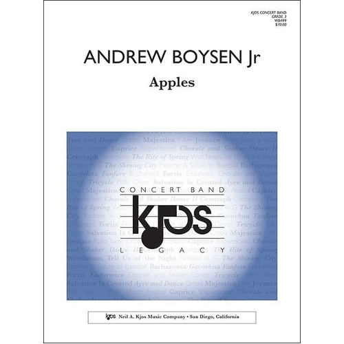 Apples for Band by Andrew Boysen Jr. - Score and Parts, 106 Pages, Published by Neil A. Kjos Music Company