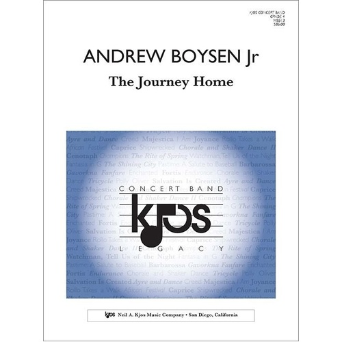 The Journey Home by Andrew Boysen Jr. - Band Score and Parts