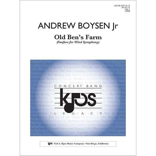 Old Ben's Farm Concert Band Grade 4 by Neil A. Kjos Music Company