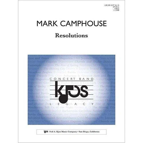 Resolutions C/Band Grade 5 by Neil A. Kjos Music Company, 110 Pages