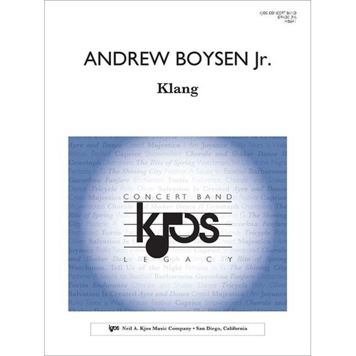 Klang for Concert Band CB3.5 by Andrew Boysen Jr.