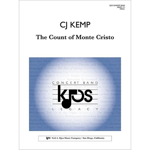 The Count of Monte Cristo - Band Score by Neil A. Kjos Music Company, 114 Pages