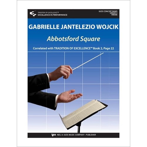 Abbotsford Square for Concert Band CB2 SC/PTS by Gabrielle Jantelezio Wojcik