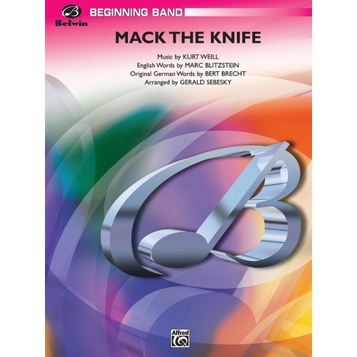 Mack The Knife Concert Band Gr 1