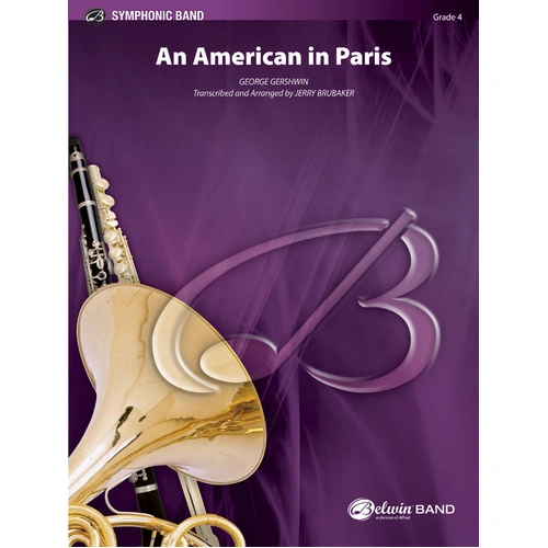 An American in Paris Concert Band Sheet Music by George Gershwin