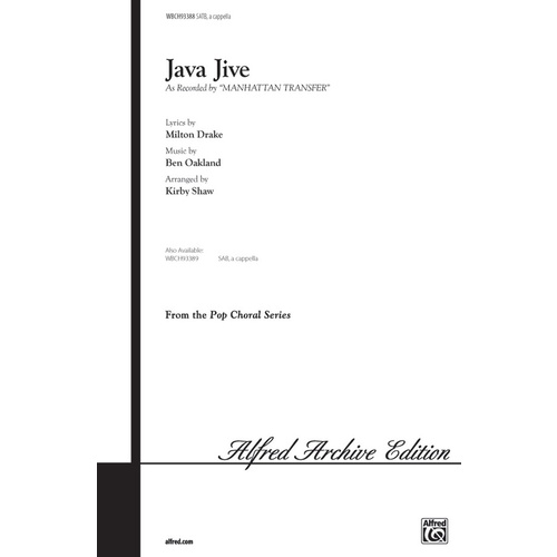 Java Jive Unaccomp SATB Arr Shaw