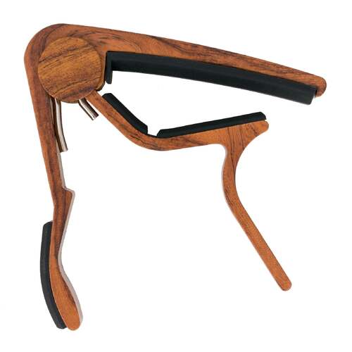 Fretz Woodie Trigger-Style Acoustic Guitar Capo - Mahogany