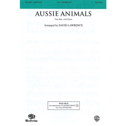 Aussie Animals SA Choral Sheet Music