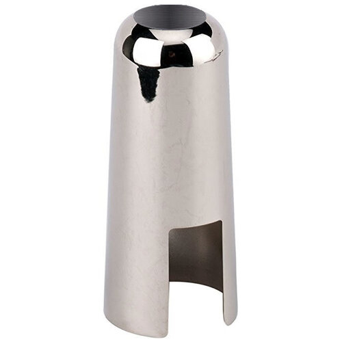 Metal Tenor Saxohone Mouthpiece Cap in Nickel Finish