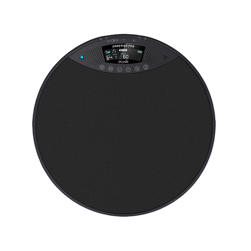 Cherub 12" Digital Practice Pad Drum Tutor with Metronome and Rechargeable Battery