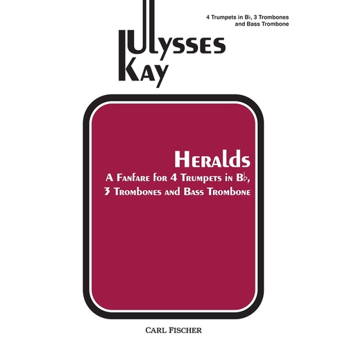 Kay - Heralds A Fanfare For Brass Ensemble Sc/Pts Score/Parts