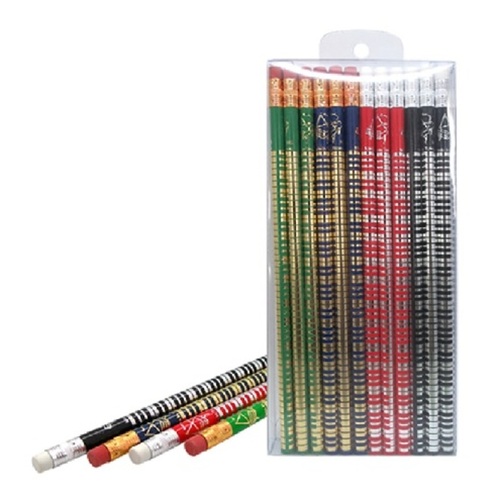24 Pack Hb Pencils Keyboard Design (Package)