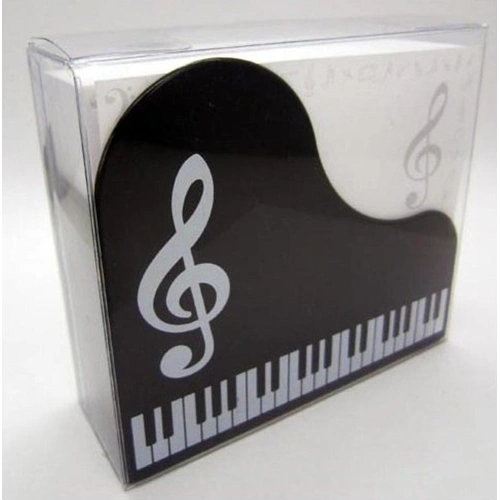 Black Keyboard Design Memo Note Set by Music Sales