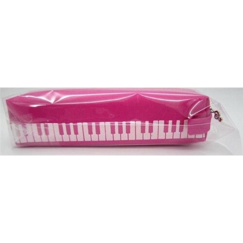 Pink Keyboard Design Pencil Case