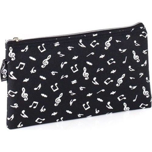Rectangle Music Notes Pencil Bag