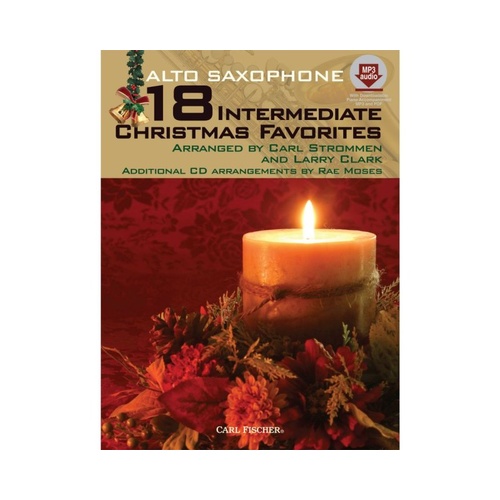 18 Intermediate Christmas Favorites for Alto Saxophone Book