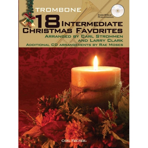 18 Intermediate Christmas Favorites Trombone Book 