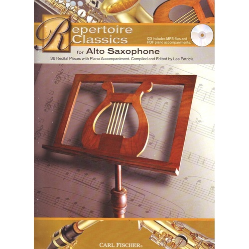 Repertoire Classics for Alto Sax Book with CD