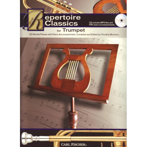 Repertoire Classics for Trumpet BK/CD by Carl Fischer