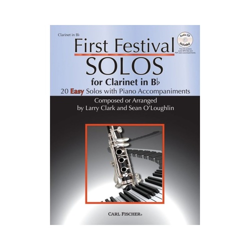 First Festival Solos Clarinet Book/CD by Carl Fischer