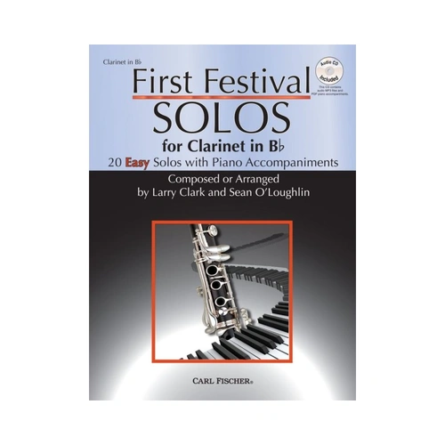 First Festival Solos Clarinet Book with CD by Carl Fischer