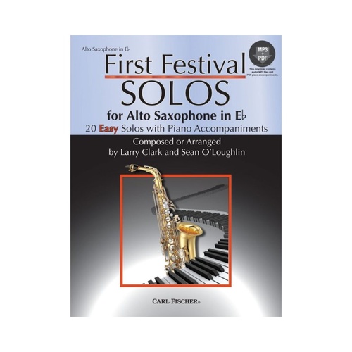 First Festival Solos Alto Saxophone Book with CD