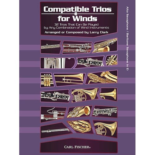 Compatible Trios For Winds Alto Bar Sax (Softcover Book)
