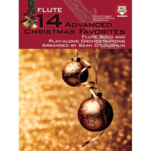 14 Advanced Christmas Favorites Flute Book/CD 