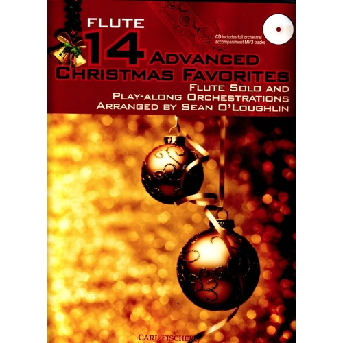 14 Advanced Christmas Favorites Flute Book with CD