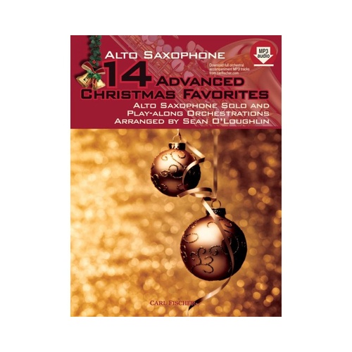 14 Advanced Christmas Favorites for Alto Saxophone Book/CD