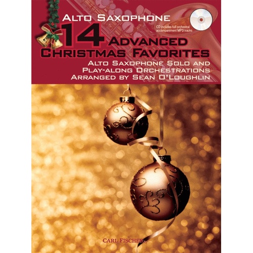 14 Advanced Christmas Favorites Alto Sax Book/CD 