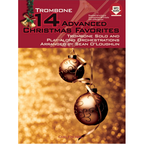 14 Advanced Christmas Favorites Trombone Book with CD