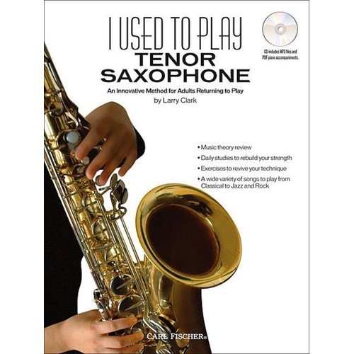 I Used to Play Tenor Saxophone BK/CD