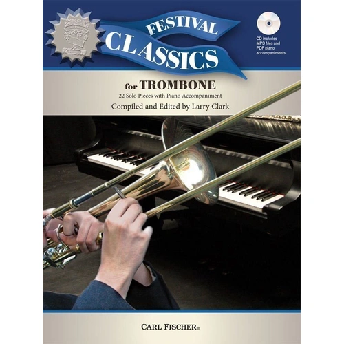 Festival Classics for Trombone with Piano Accompaniment and Data CD