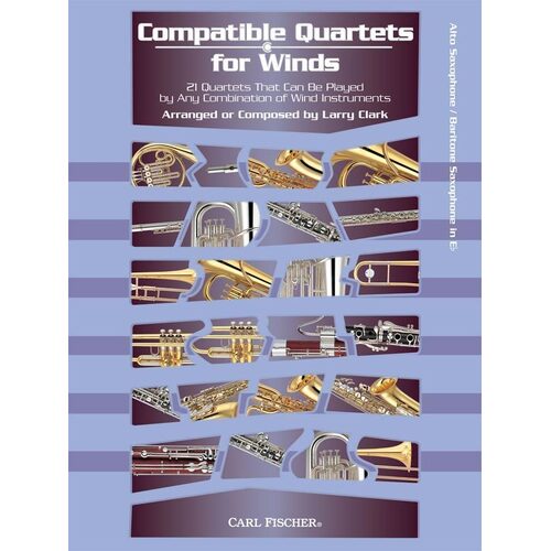 Compatible Quartets For Winds E Flat Sax (Softcover Book)