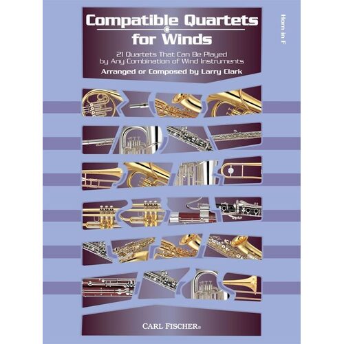 Compatible Quartets For Winds French Horn (Softcover Book)