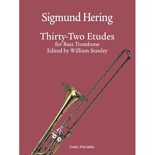 Hering - 32 Etudes For Bass Trombone (Softcover Book)
