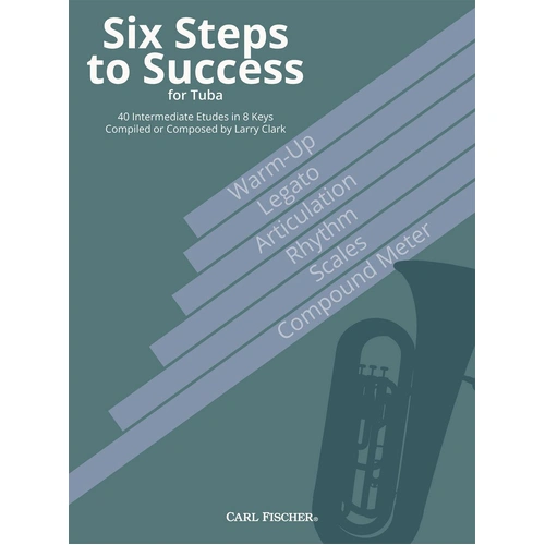 Six Steps to Success for Tuba by Carl Fischer - Intermediate Tuba Method Book WF212