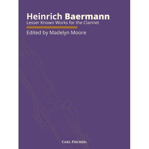 Baermann - Lesser Known Works For Clarinet (Softcover Book)